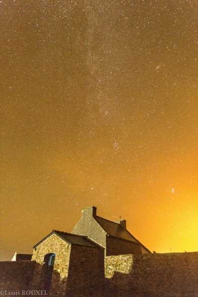 2015 01 30-Lumières du Créac`h sur Voie lactée